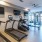 a gym with exercise equipment